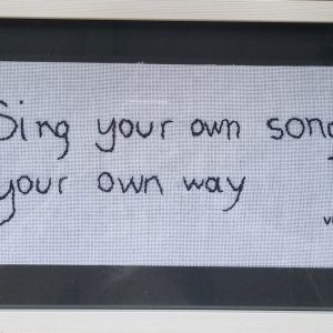 Sing you own song