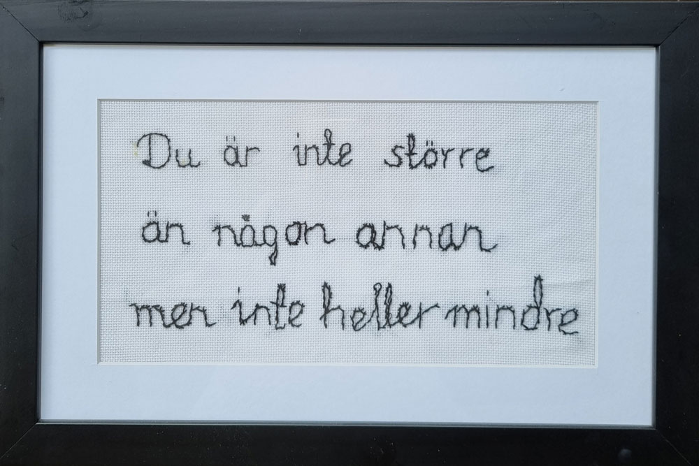 Du är inte större